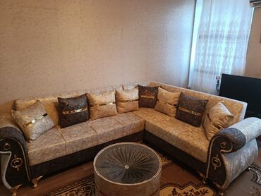 islenmis metbex mebeli satilir: Künc divan