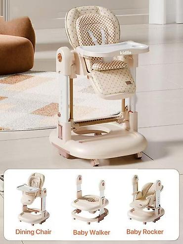 Столы для кормления: Qidalanma oturacağı Kidilo Kidilo 3-in-1 Multifunctional qidalanma — 3