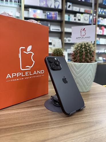 iphone xd: IPhone 16 Pro, 128 GB, Black Titanium, Zəmanət, Kredit, Hissə-hissə ödəniş — 1