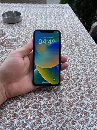 iphone x qiymeti 2 ci el: IPhone X, 64 ГБ, Черный