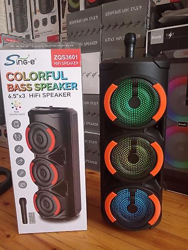 elg kalonka: Daşınan Bluetooth karaoke akustik sistemi Xüsusiyyətlər: - Böyük — 3