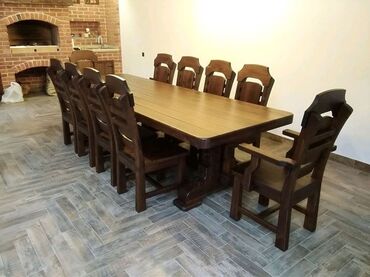 kredit mebel: Yeni, Künc masa, Açılmayan, Stullar ilə, Taxta, Azərbaycan