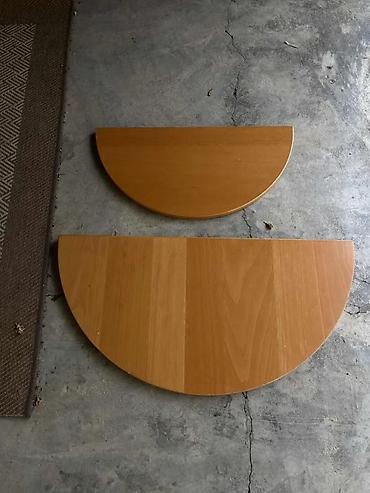 Kancelarijski stolovi: Radna ploča/produžetak za kancelarijski sto – polukružni segmenti - — 11