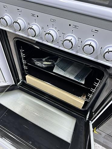 Техника для кухни: Газовая плита GEFEST (50 см), белая - 4 конфорки с прочными чугунными — 3