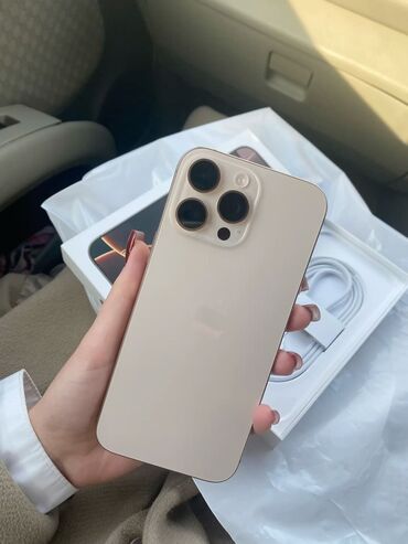телефонный номер: IPhone 16 Pro Max, Б/у, 256 ГБ, Desert Titanium, Зарядное устройство, Защитное стекло, Чехол, 97 %
