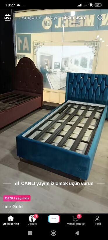 Çarpayılar: Yeni, Təknəfərlik çarpayı, Matras ilə, Azərbaycan — 12