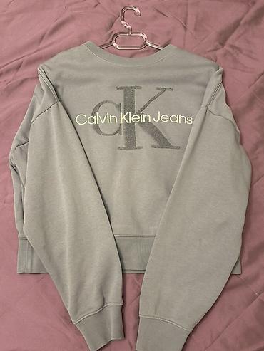Kişi geyimləri: Svitşot, Calvin Klein, XS, rəng - Boz — 2