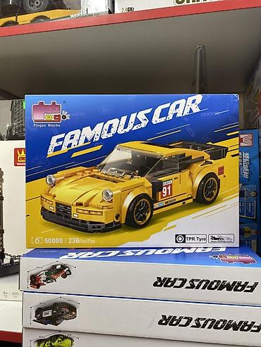 красный страитель: Конструктор-машина Pingao Blocks Famous Car 50008, 236 деталей Яркий — 1
