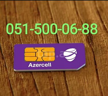 051 azercell: Nömrə: ( 051 ) ( 5000688 ), Yeni