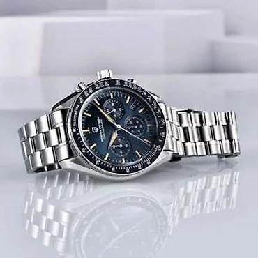 Ručni satovi: PAGANI DESIGN PD-1701 -Crni- Omega Speedmaster Moonwatch Potpuno nov — 11
