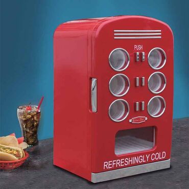 mali protočni bojler za kuhinju cena: Mini frizider Drink -o- matic 12 v i 220 v - extra Retro mini