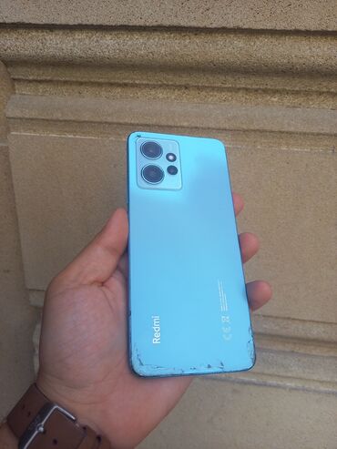 Redmi: Redmi Note 12, 128 GB, rəng - Göy, Zəmanət, Sensor, Barmaq izi