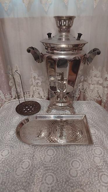xrom caydan: Elektrik və kömürlü samovar dəsti + Maxwell qəhvə/çay dəmləyicisi 1) — 2