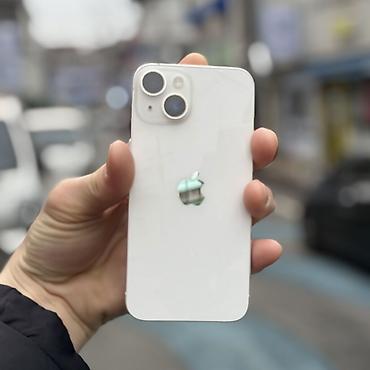 Apple iPhone: IPhone 14, Б/у, 128 ГБ, Белый, Коробка, 83 % — 13