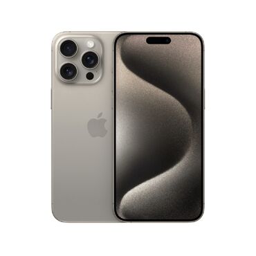 Apple iPhone: IPhone 15 Pro Max, 256 GB, Natural Titanium, Simsiz şarj, Face ID