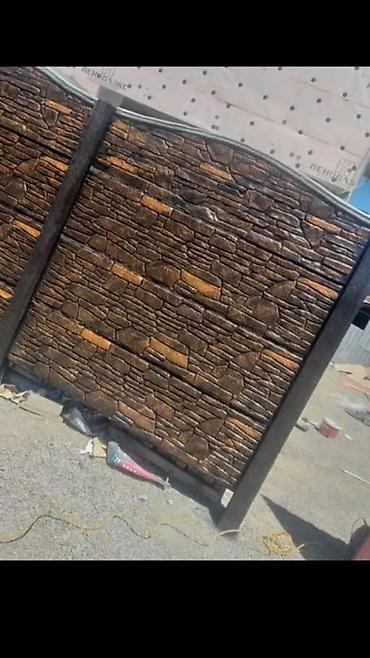 Бетонные еврозаборы: Декоративные секционные заборы из железобетона - Материал — 10