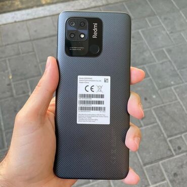 telefon krediti: Xiaomi Redmi 10C, 64 ГБ, цвет - Синий, 
 Гарантия, Отпечаток пальца, С документами