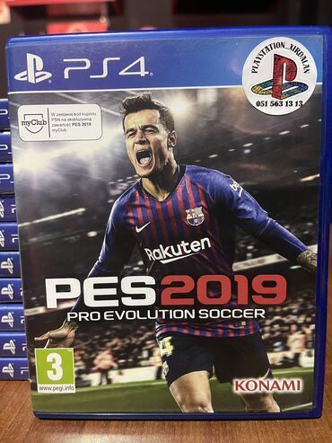 Oyun diskləri və kartricləri: Pes 2019 ideal Vezyetde
Unvan Xirdalan AAAF Park Catdirilma Var