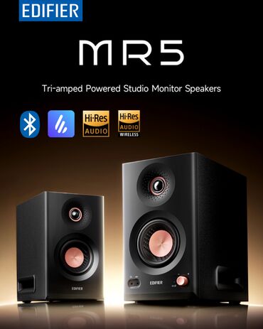 Другая аудиотехника: 🎼 Edifier MR5 Tri-amped Studio Monitor (110W) Edifier MR5 Black