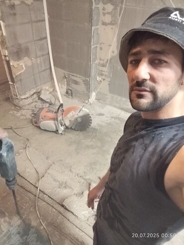 Digər tikinti xidmətləri: Beton. kəsmə beton. deşmə beton dəlmə beton kubik kərpic kesinti
