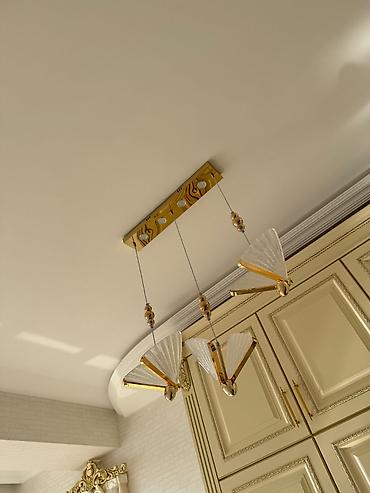 asma unitazlar: Çılçıraq, 3 lampa, Metal — 2