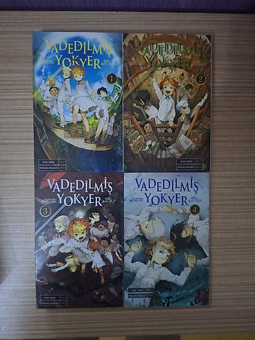 Komikslər, manqa: Manga set Vadedilmis Yokyer 1-4 turkce toplam 32m — 1