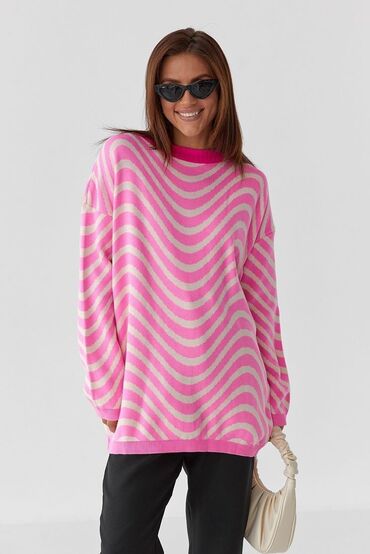 свитер новый: Женский свитер, Оверсайз, Длинная модель