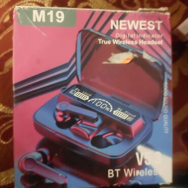 блютуз для компьютера купить: Беспроводные наушники M19 (True Wireless Headset) с зарядным кейсом и