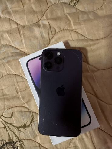 сколько стоит бронированный телефон: IPhone 14 Pro Max, 128 ГБ, Deep Purple, Куту, 83 %