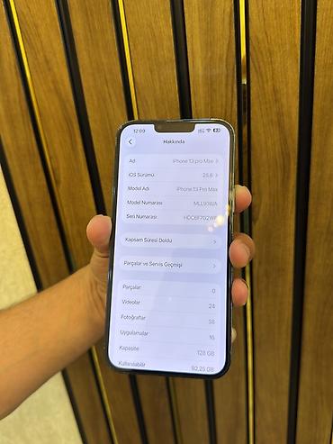iphone 13 pro işlenmiş: IPhone 13 Pro Max, 128 GB, Sierra Blue, Face ID — 8