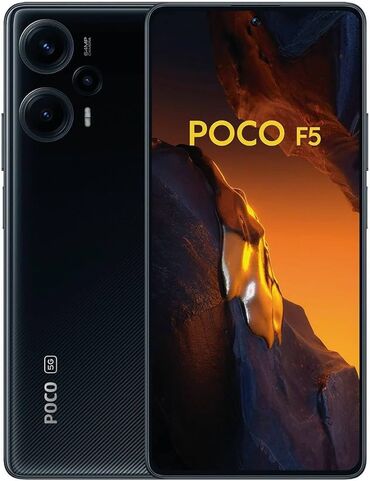 256 gb ucuz telefonlar: Poco F5, 256 ГБ, цвет - Черный, Сенсорный, Отпечаток пальца