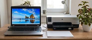 epson printe: HP noutbuk + HP Deskjet printer dəsti - Noutbuk: HP markalı, tam — 1