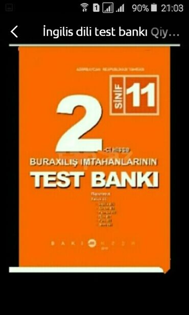 İngilis dili test bankı