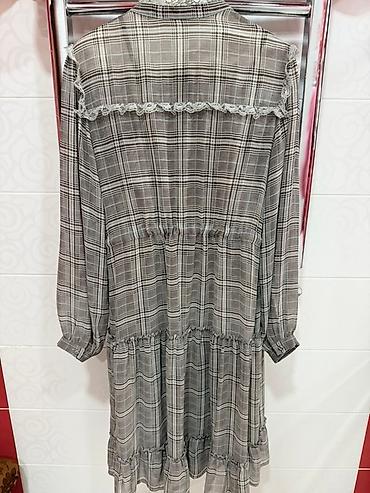 isabel marant: Isabel Garcia qadın donu -boz-qəhvəyi tonlarda xallı-çəkməli (plaid) — 2