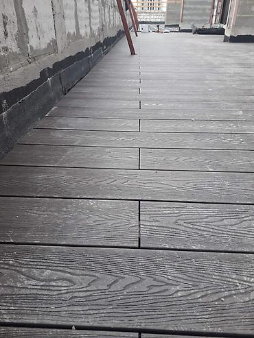 Напольные работы: Монтаж террасной доски (ДПК/МПК композит) под ключ. 5,8 М² я не — 3