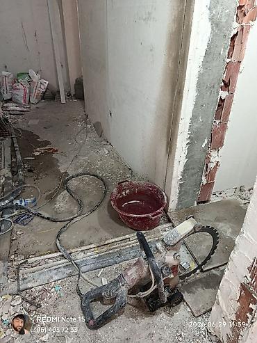 Beton işləri: Beton kəsmə xidməti - Divar, döşəmə və tavanlarda dəqiq və səliqəli — 24