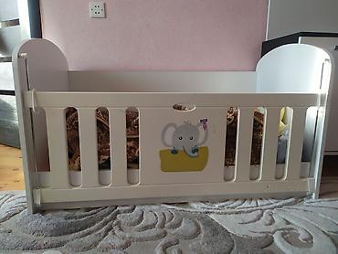 beşik yeni: Oğlan və qız üçün, İşlənmiş, Beşik, Matras ilə — 3