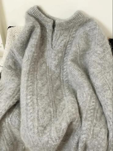 Кофты, свитеры: Стильная женская осенне-зимняя кофточка в сером на 48 разм. 800с — 3