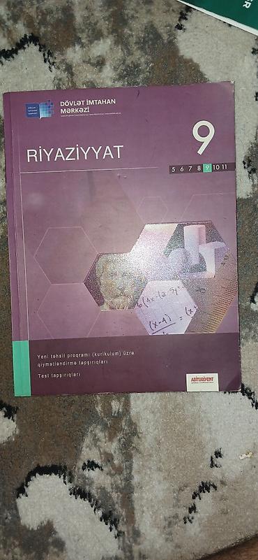 Məhsul: “Riyaziyyat – 9” test toplusu Nəşriyyat: Abituriyent (Dövlət