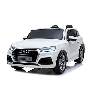 4us cipele: Audi Q5 Dvosed Beli – dečiji automobil na akumulator (licenciran) — 1