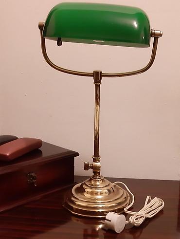Stilske lampe: Bankarska vintage originalna stona lampa Izuzetno stara, u izvornom — 11