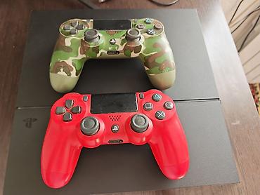 PS4 (Sony PlayStation 4): PlayStation 4 1 tb(fat/Original, черный) с двумя геймпадами DualShock — 1