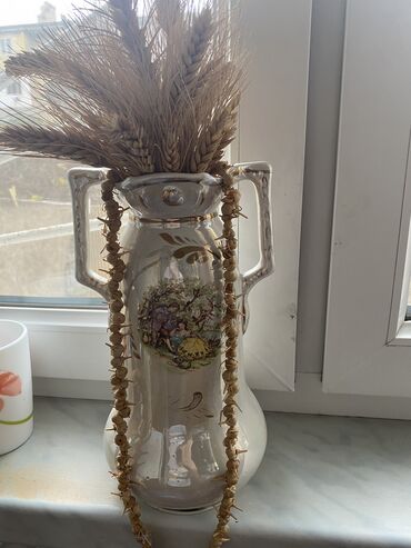 ваза стеклянная прозрачная высокая без узора: Güldan, yenidir