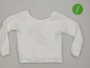 długi biały sweter: Sweter damski, rozmiar M — 3