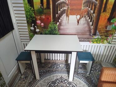 стол металлический: Кухонный стол, Новый, Нераскладной, Квадратный стол, Азербайджан