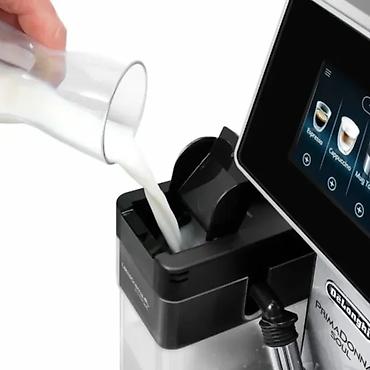 qantel su: Qəhvə maşını Delonghi, Avtomat, Süd qabı ilə, Yeni — 5