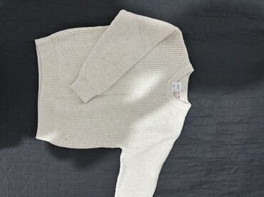 Svitşotlar: Krem rəngli, trikotaj toxunuşlu sviter. - Brend: ZARA Kids, 4-5 yaş