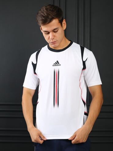 adidas m: Футболка S (EU 36), M (EU 38), L (EU 40), цвет - Голубой