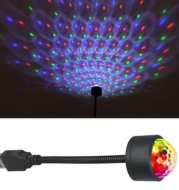 projektör: USB Disko İşığı – çevik boyunlu, RGB proyeksiya Məhsul təsviri: - USB — 2