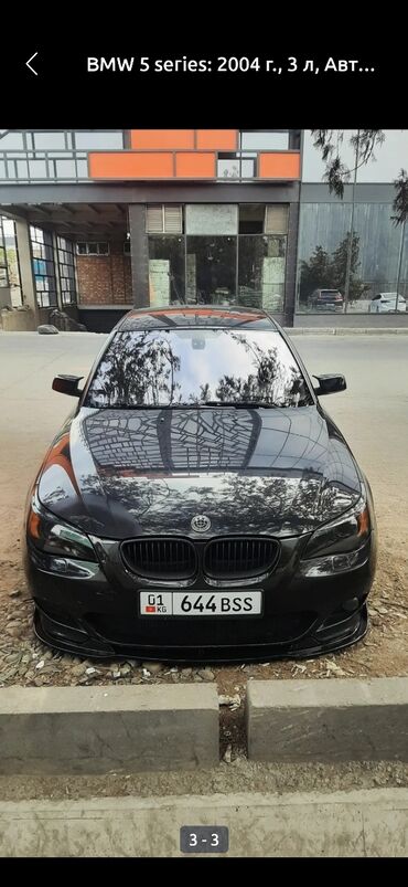бампер на делику: BMW 5 series: 2004 г., 3 л, Автомат, Дизель, Седан